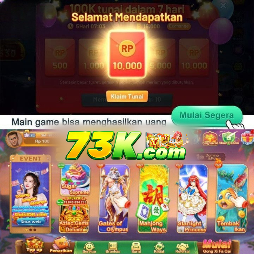 73K - Portal Hiburan Game Online Mobile Resmi & Terpercaya