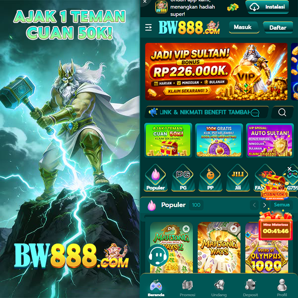 BW888 - Situs Resmi Slot Online dan Pilihan Game PG Soft