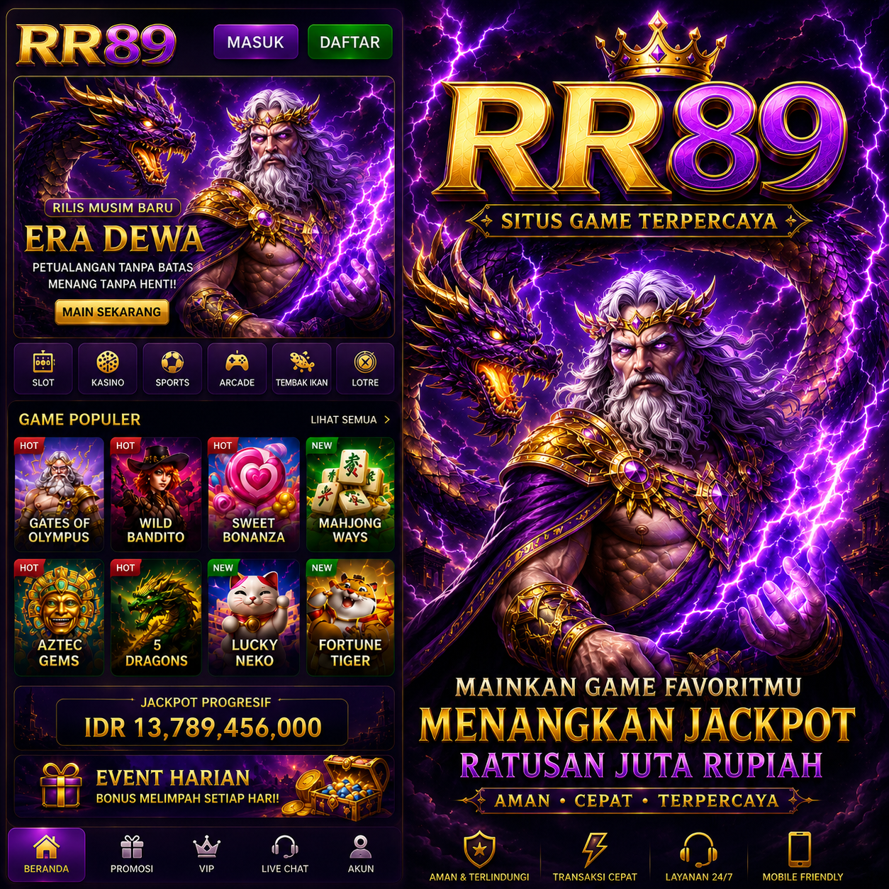 RR89 - Platform Game Online dengan Beragam Pilihan Permainan Seru
